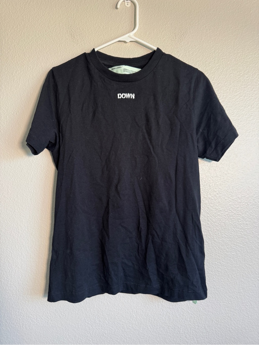 Off-White 2018 Graphic Print T-Shirt in Black - XXS